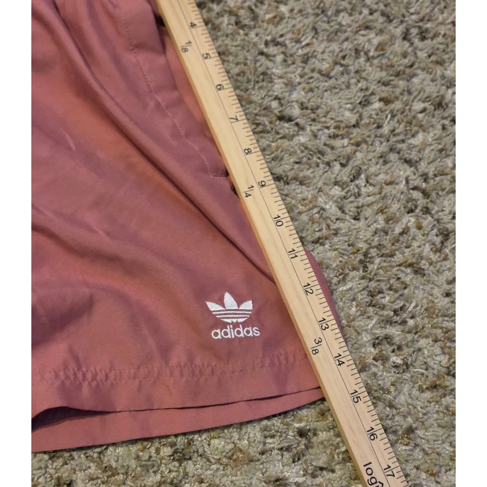 Adidas Originals Essentials Solid‎ Lined Swim Shorts Mens Size Small Pink